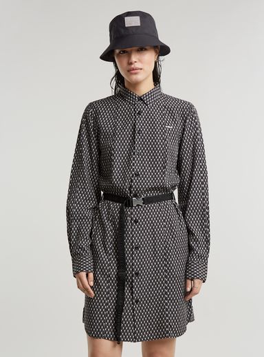 Belted Shirt Dress